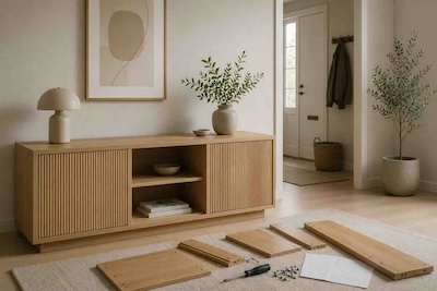 IKEA furniture assembly at home